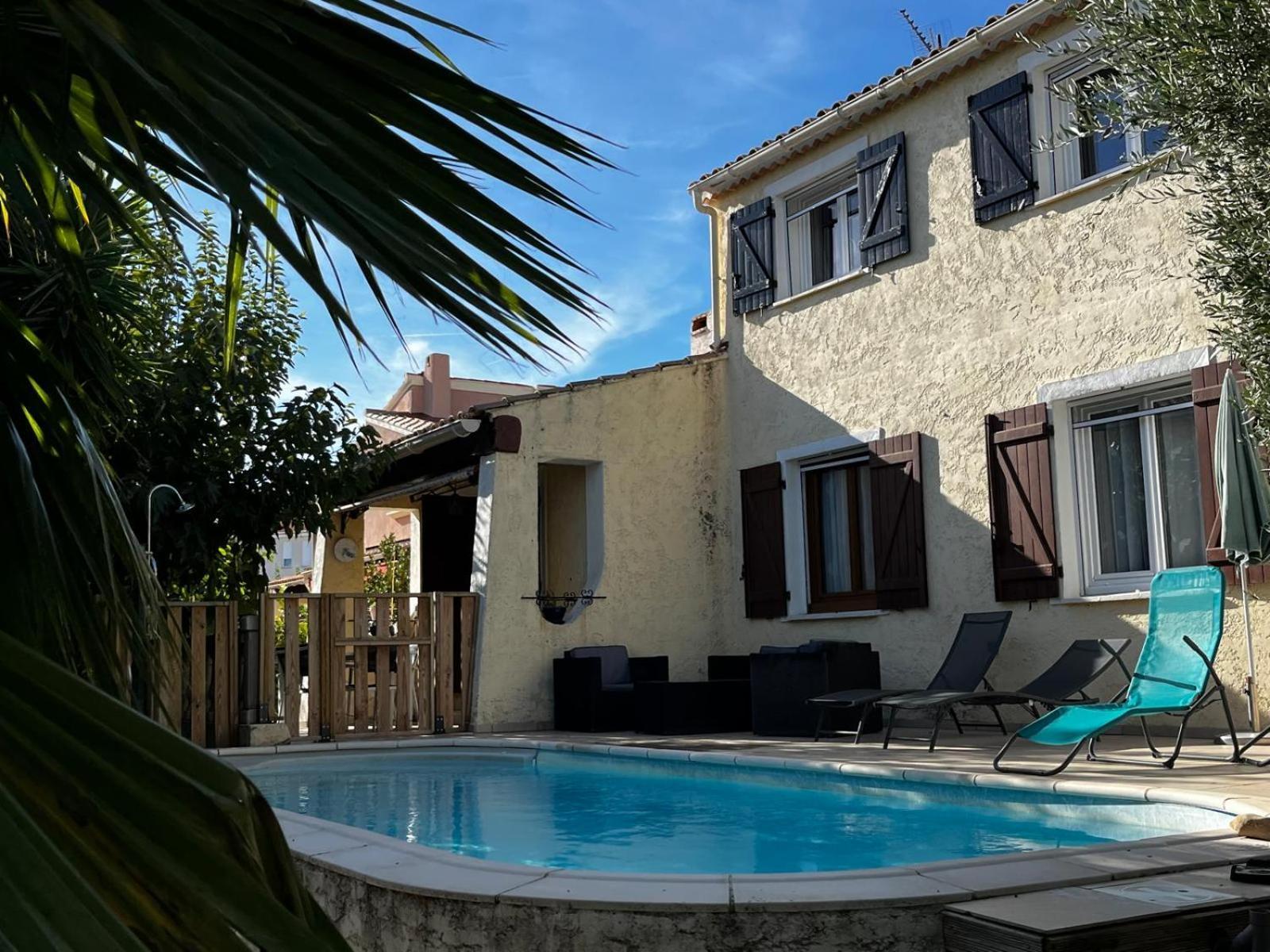 Maison Proche De Hyeres Avec Piscine Privee, Terrasse Et Jardin La Farlède Zewnętrze zdjęcie